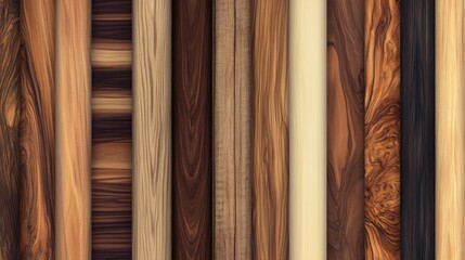 A Collection Of Various Wood Grain Textures