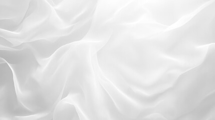 Fototapeta premium A white fabric with a pattern of waves