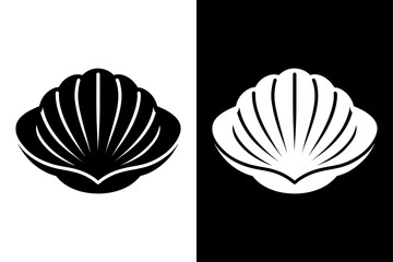 Abalone icon vector on White Background ,Vector Art Illustration on white background.