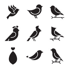 Silhouettes of wild birds in flight Raven Silhouette Pigeons Flying Silhouettes 6 Silhouettes – Birds