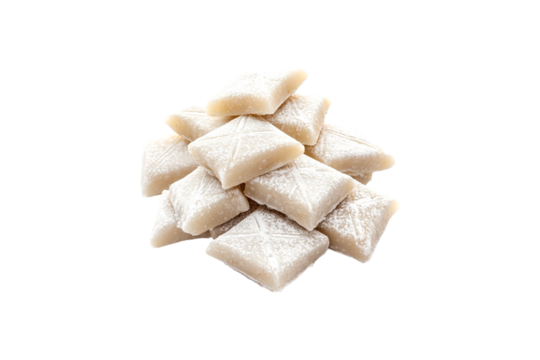 Delicious Stack of Powdered Sweet Treats Delightful Dessert Cubes