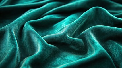 Soft velvet fabric in rich emerald green, fading into a darker shade, highlighting texture and depth --ar 16:9 --v 6.1 Job ID: 188fbfb8-abe4-4061-9372-6c334fbf0db5