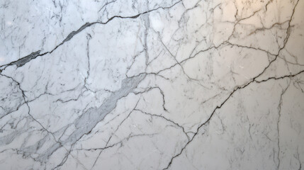 Classic Carrara marble with soft white and gray veins