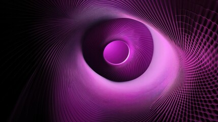 Abstract purple spiral with smooth gradient background