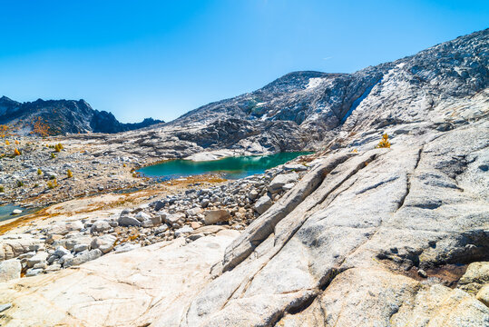 Little Tarn Below High Alpine Peaks