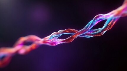 corporate workflow concept with glowing interconnected lines