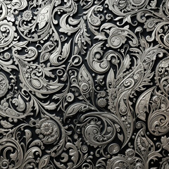 Metal background. Pattern for wallpapers, covers, wall decorations. Oil paint
