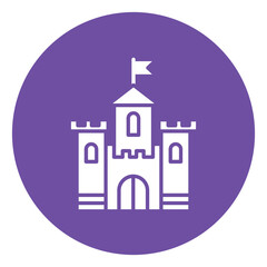 Naklejka premium Castle Icon