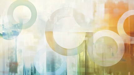 Obraz premium Abstract colorful background with circular shapes and textured patterns creating a modern artistic feel, ideal for creative projects and design use