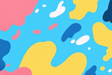 Abstract Colorful Shapes: A Vibrant and Playful Design