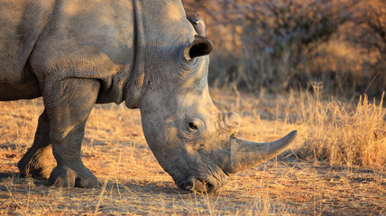 Fototapeta premium Breitmaulnashorn