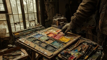 A Painter's Palette: Rustic Charm in an Old Atelier