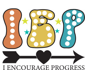 I encourage progress EPS Vector, retro vintage EPS Vector, race EPS Vector, dalmatian EPS Vector, iep teacher EPS Vector, teacher EPS Vector, I.E.P EPS Vector, back to school EPS Vector, appreciation 