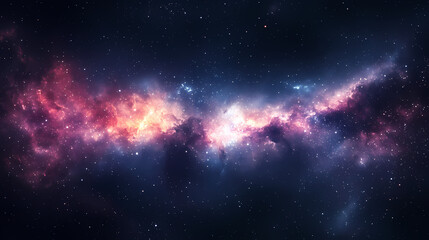 Obraz premium Immersive virtual reality headset showcasing vivid galactic visuals in dark space. Galactic Optical Illusions. Illustration