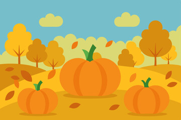 vector illustration of a pumpkin