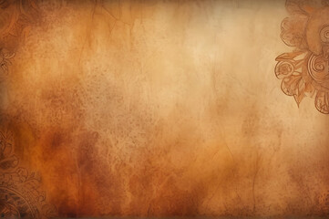 Fototapeta premium Warm textured background with intricate patterns and vintage appeal for creative projects