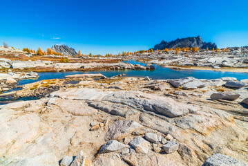 Rocky Landscape In Alpine Environment