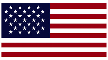 Naklejka premium American flag background, flag of the United States, wavy texture, USA Wavy Flag Background, Memorial Day Independence Day, and Labor Day Patriotism and Freedom. Generative AI