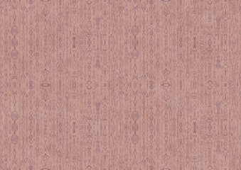 Hand-drawn abstract seamless ornament. Purple on a pale pink background. Paper texture. Digital artwork, A4. (pattern: p14b)