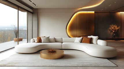 Modern luxury living room with white sofa high resolution hd image