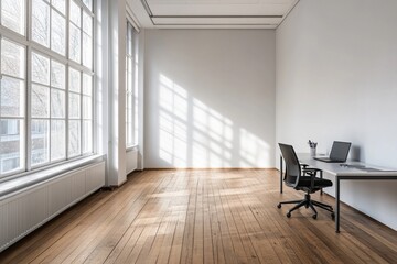 Fototapeta premium office interior design with a modern minimalist concept