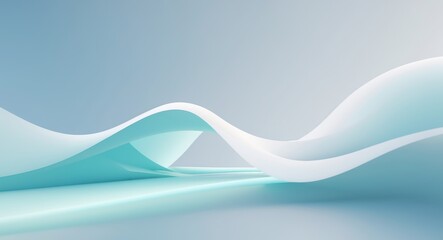 Fototapeta premium gradient motion flow minimal shape background.