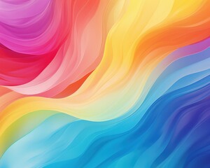 Obraz premium Colorful abstract wave background design