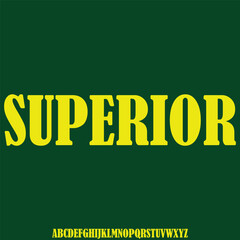 Decorative condensed display font vector