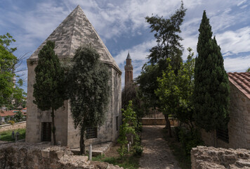 Historic buildings in Antalya on a sunny day