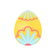 Isolated vector Easter egg illustrations with delicate floral and geometric designs, perfect for holiday-themed graphics and digital art