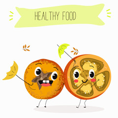  Marang fruit cute funny cheerful characters with different activities.Natural vitamin antioxidant detox food collection. Vector hand drawn illistration.