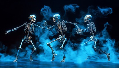 Dancing Skeletons in a Smoky Environment