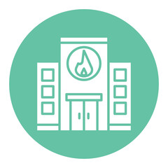 Building Fire Icon