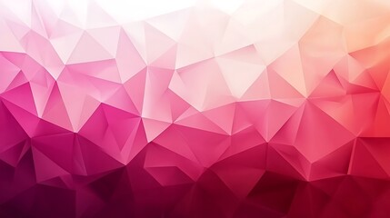 Abstract Pink and White Geometric Triangular Pattern