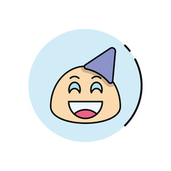 Emoji Smile vector icon