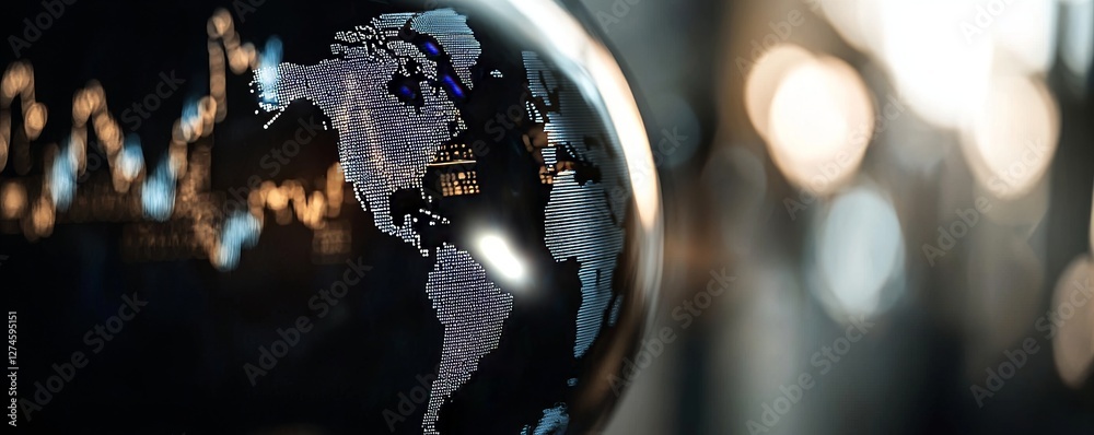 Aufkleber a diagram of the earth is integrated with a heads-up display interface, presented in a graphical use