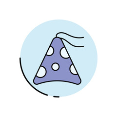 Themed Hat vector icon