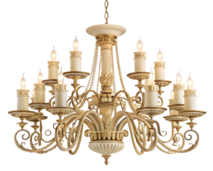 Candle like chandelier for home decor
