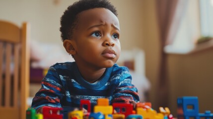 Joyful Children Engaged in Playtime with Colorful Educational Toys