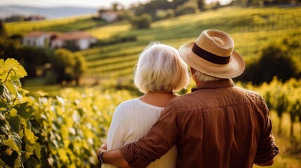 Exploring a vineyard on a delightful wine tour