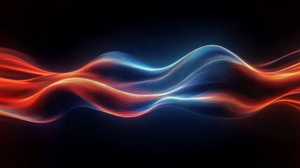Artistic digital design featuring a spectrum of colors