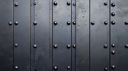 Obraz premium Simple metal plate design. 