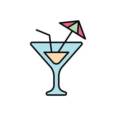 Coctail vector icon
