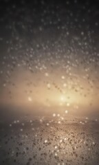 Obraz premium Softly glowing light gradient over grunge wide background with tiny halftone dots, abstract, halftone