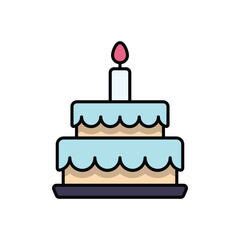 Cake vector icon