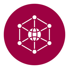 Blockchain Network Icon