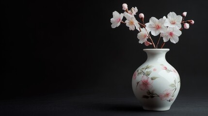 Delicate Japanese Ceramic Vase