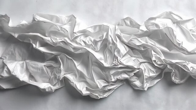 Abstract White Drapery: A Study in Texture and Light