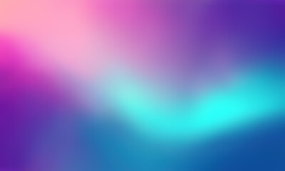 Naklejka premium Trendy neon pink purple very peri blue teal colors soft blurred background
