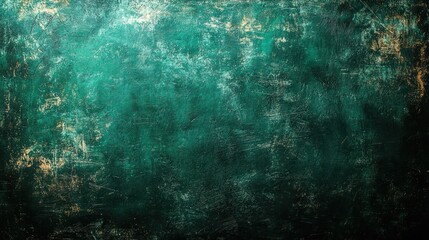 Fototapeta premium Teal textured background, grunge backdrop, design element